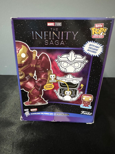 Action Figures Funko Bitty Bots Infinity Hulkbuster With Iron Man Detalhe - Hulkbuster - #