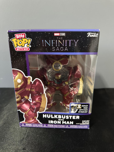 Action Figures Funko Bitty Bots Infinity Hulkbuster With Iron Man Detalhe - Hulkbuster - #