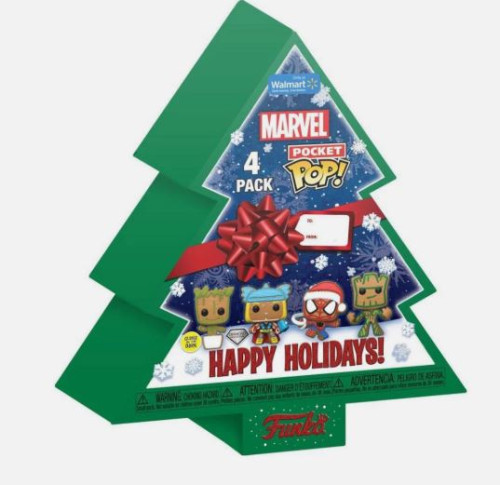 Funko Bitty Marvel - Pack 4 Bitty Marvel #4 - Produto Original