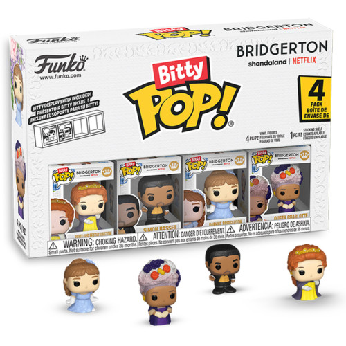 Funko Bitty Pop! Series ( Penelope, Simon, Daphne, Queen Charlote)-Bridgerton-01
