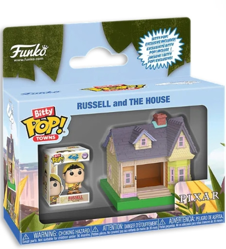 Funko Bitty Pop! Town Pixar Up Altas Aventuras Russell And The House Original-Disney Up Altas Aventuras-1