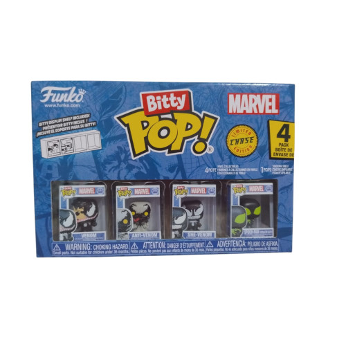 Funko Bitty Pop 4pack Spider-Man Series 3 com Spider-Man Stealth Suit-Marvel-0