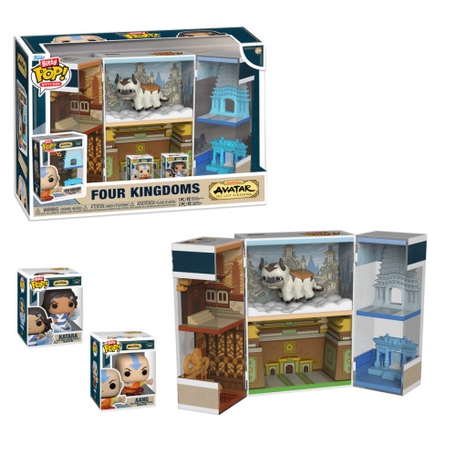 Funko Bitty Pop Box Four Kingdoms With Katara & Aang Avatar: The Last Airbender #00 - Produto Original