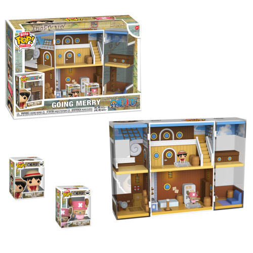 Funko Bitty Pop Box Going Merry With Luffy & Tony Tony Chopper One Piece #00 - Produto Original
