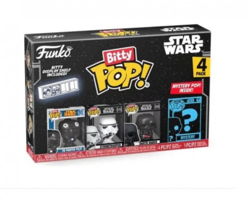 Funko Bitty Pop Darth Vader, Storm, Fighter Pilot E Surpresa-Star Wars-4