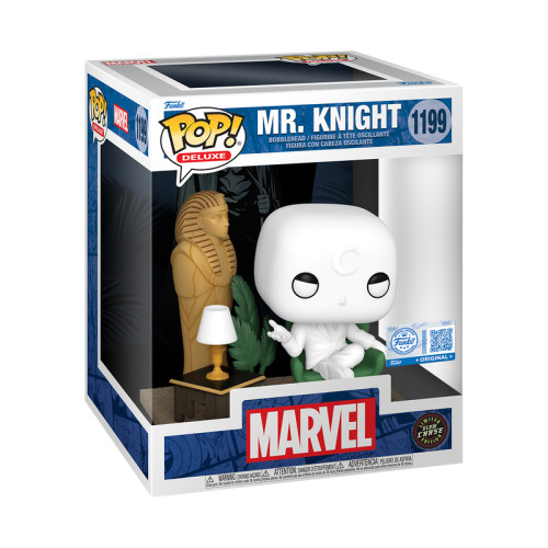 Funko Pop Mr. Knight Deluxe Chase Glow Exclusivo Marvel #1199 - Produto Original