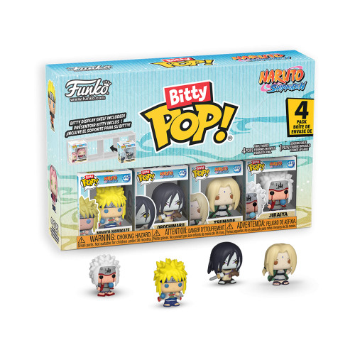 Funko Bitty Pop Naruto 4pack Series 2 Naruto Shippuden #0 - Produto Original
