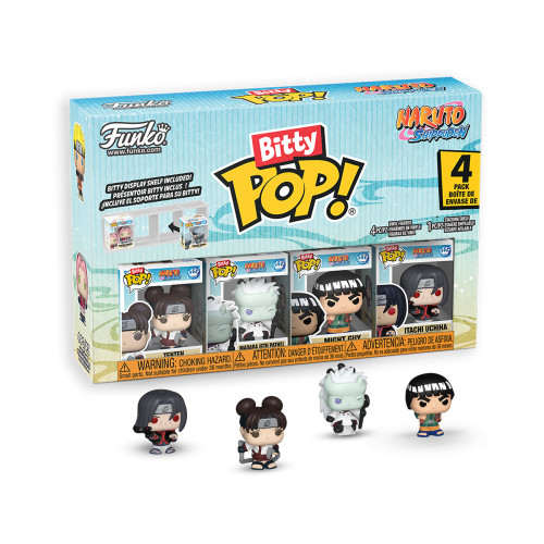 Funko Bitty Pop Naruto 4pack Series 3 Naruto Shippuden #0 - Produto Original