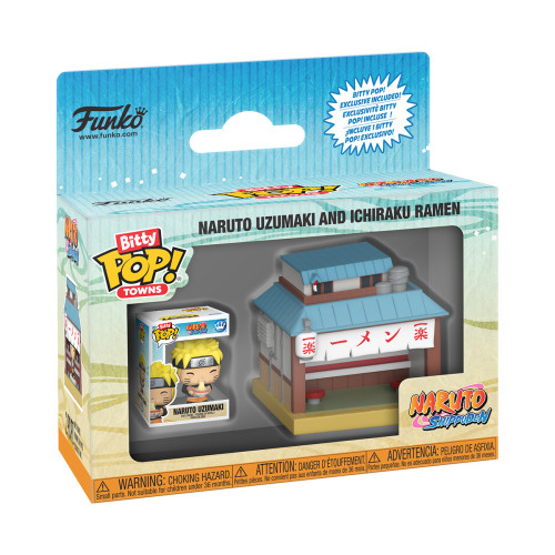 Funko Bitty Pop Towns Naruto Uzumaki And Ichiraku Ramen Naruto Shippuden #0 - Produto Original