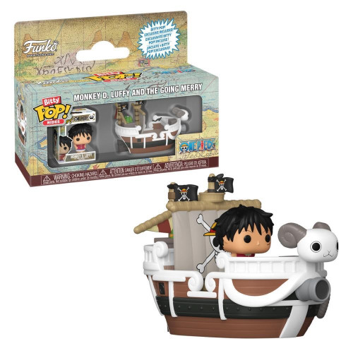 Funko Bitty Pop Rides Monkey D. Luffy And The Going Merry One Piece #0 - Produto Original