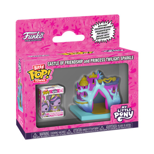 Funko Bitty Pop Towns Castle of Friendship and Princess Twilight Sparkle My Little Pony #0 - Produto Original
