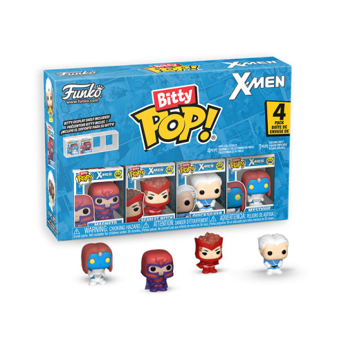 Funko Bitty Pop X-Men 4pack Series 1 Marvel X-Men #0 - Produto Original