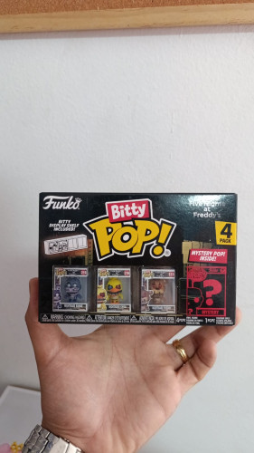 Funko Bitty Televison - Bonnie, Chica, Freddy e Surpresa-Five Nights At Freddy's-1