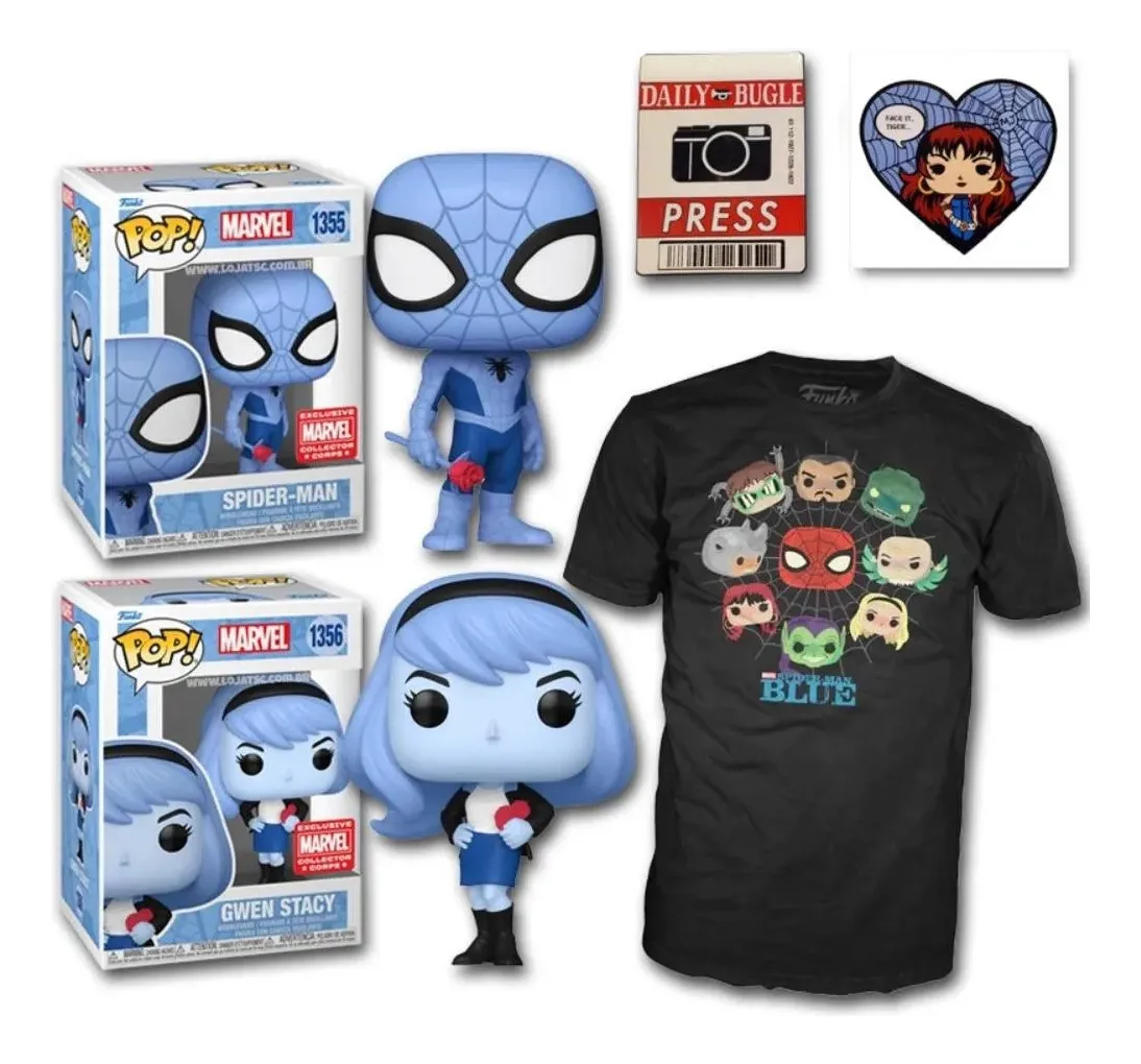 Funko Box Collectors Corps Marvel Spider-man Blue G-Marvel Spider-Man-1355