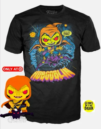 Funko Box Pop + Tee Hobgoblin Glow Target Camiseta G - Marvel - #0