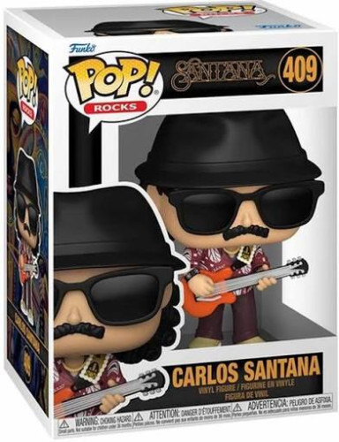 Funko Carlos Santana 409 Pop! Rocks #409 - Produto Original