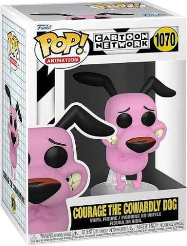 Funko Courage the Cowardly Dog Pop! Animation #1070 - Produto Original