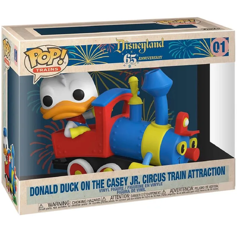 Funko Donald Duck on The Casey Jr. Circus Train Attraction-Disneyland 65th Anniversary-01