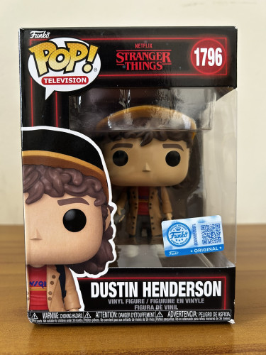 Funko Dustin Henderson Stranger Things S5 #1796 - Produto Original