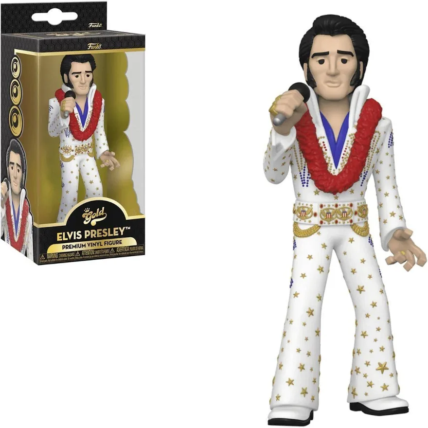 Funko Gold Elvis Presley Pop! #1 - Produto Original