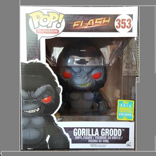 Funko Gorilla Grodd #353 Raro Vaulted The Flash Tampa Amassada-The Flash-2021