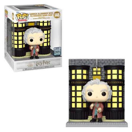 Funko Harry Potter Garrick Ollivander with Ollivanders Wand Shop 146 Pop! Deluxe Harry Potter #146 - Produto Original
