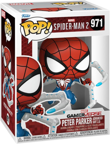 Funko Homem-Aranha 2 - Peter Parker Advanced Suit 2.0 971 Spider-man #971 - Produto Original