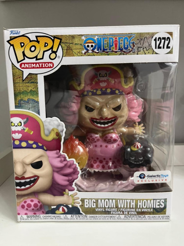 Funko Big Mom With Homies (com Zeus E Prometheus) - Exc. Gallactic Toys - Pop Super Sized 6’ One Piece #1272 - Produto Original