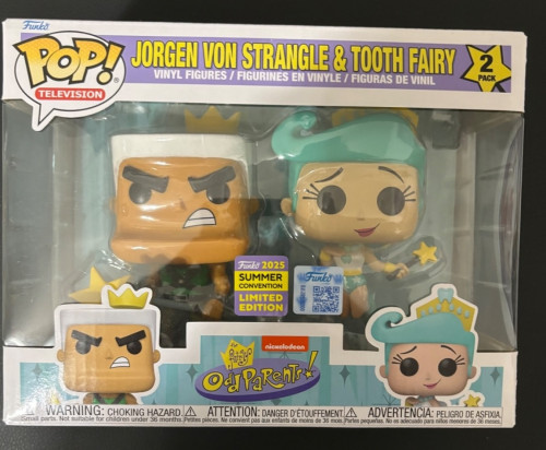 Funko Jorgen Von Strangle And Tooth Fairy The Fairly Odd Parents #1 - Produto Original