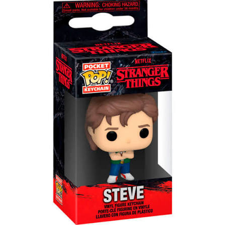 Funko Keychain Steve Stranger Things Pop! Keychain # - Produto Original