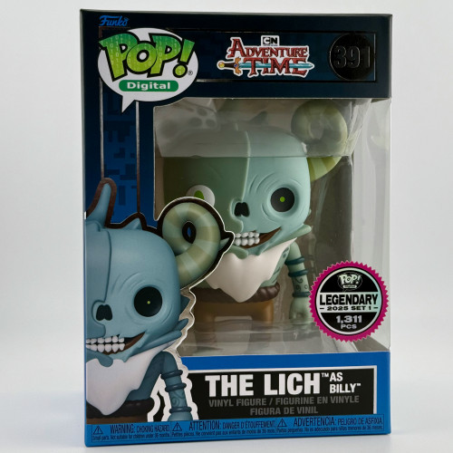 Funko Nft Lich As Billy Digital Adventure Time #391 - Produto Original