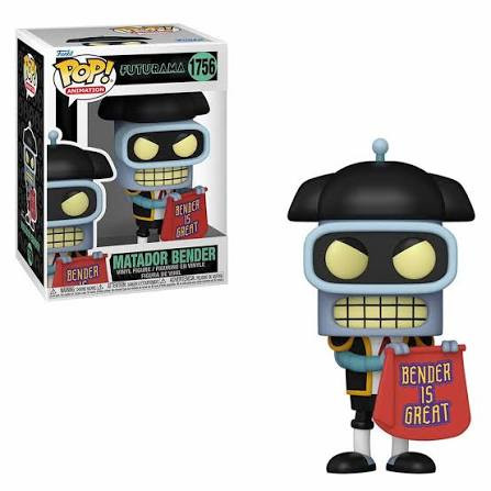 Funko Matador Bender Pop! Animation #1756 - Produto Original