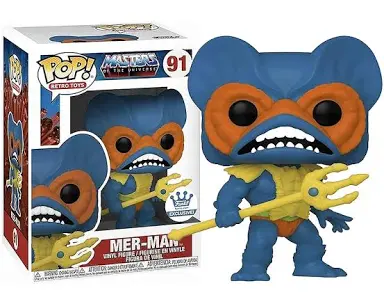Funko Mer-Man 91 Masters of the Universe Pop! Retro Toys #91 - Produto Original