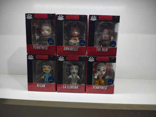 Funko Mini Horror - Five Bellow: Coleção completa com 6 personagens Horror #1 - Produto Original