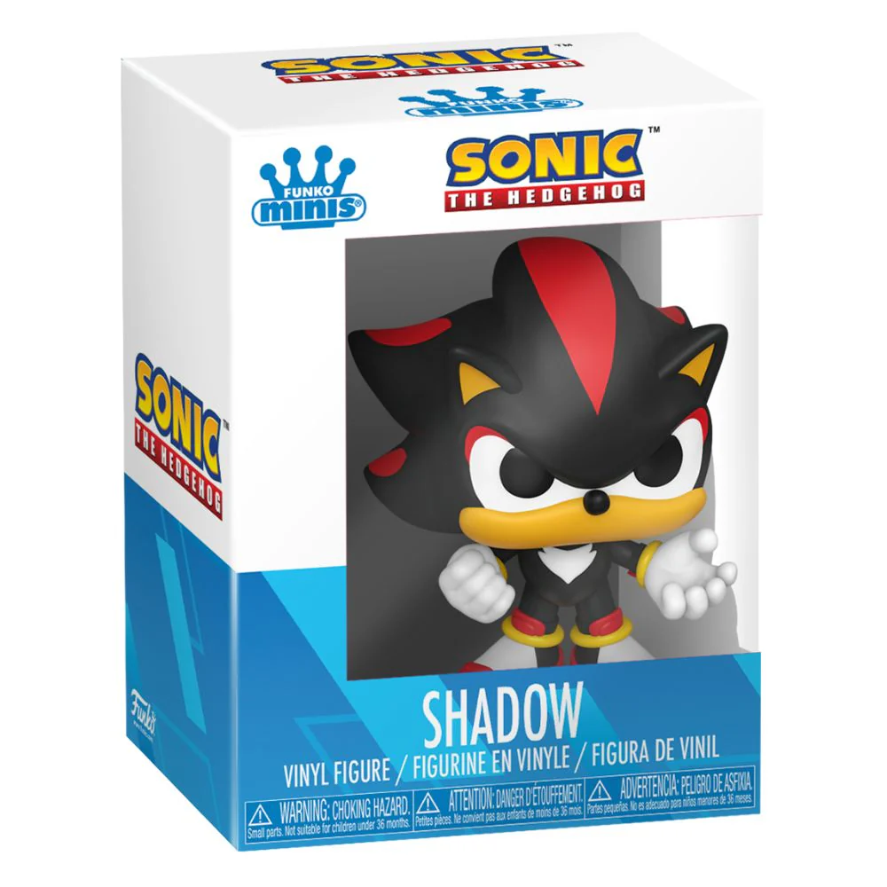 Funko Minis Shadow Sonic The Hedgehog #0 - Produto Original