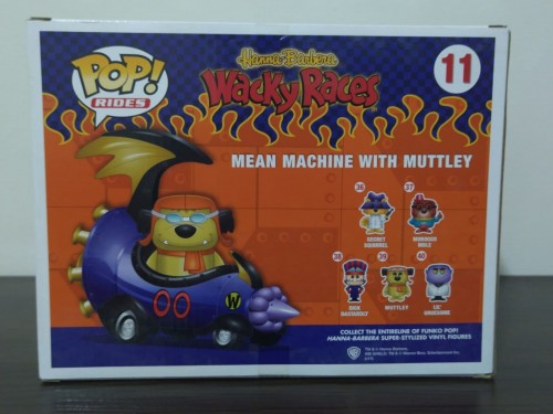 Funko Rides Muttley With Mean Machine 11 - Wacky Races Hanna Barbera - Corrida Maluca - #11