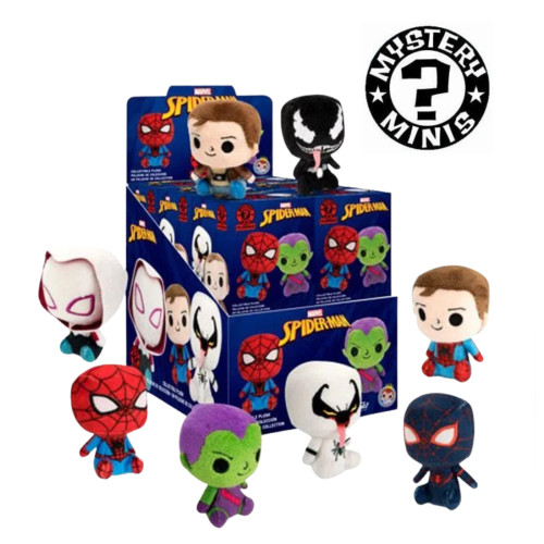Mystery Minis Plushies - Spider-man The Amazing Spider-Man # - Produto Original