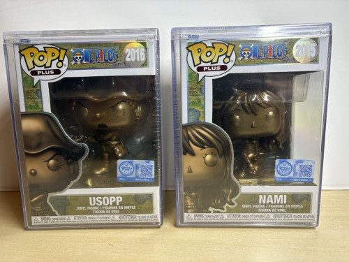 Funko Nami E Usopp Bronze One Piece #2015 - Produto Original