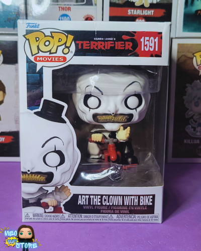 Funko POP - Art The Clown With Bike Terrifier #1591 - Produto Original