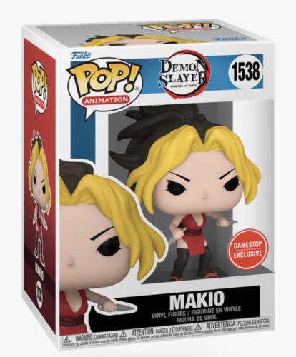 Funko POP! Animation: Demon Slayer:  Makio GameStop Exclusive Demon Slayer:Kimetsu No Yaiba #1538 - Produto Original