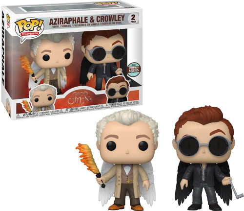 Funko POP! Aziraphale & Crowley 2-Pack Good Omens #0000 - Produto Original