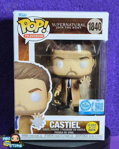 Funko POP! Castiel - Glow in the Dark Supernatural #1840 - Produto Original