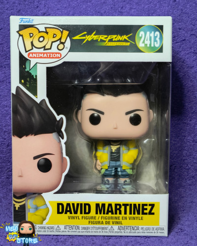 Funko POP! David Martinez Cyberpunk Edgerunners #2413 - Produto Original