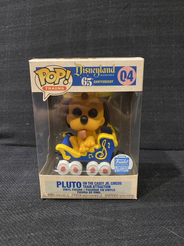 Funko POP! Disney 65: Pluto Casey Jr. Trem de Circo (Exclusivo da Funko Shop) Disneyland 65th Anniversary #04 - Produto Original