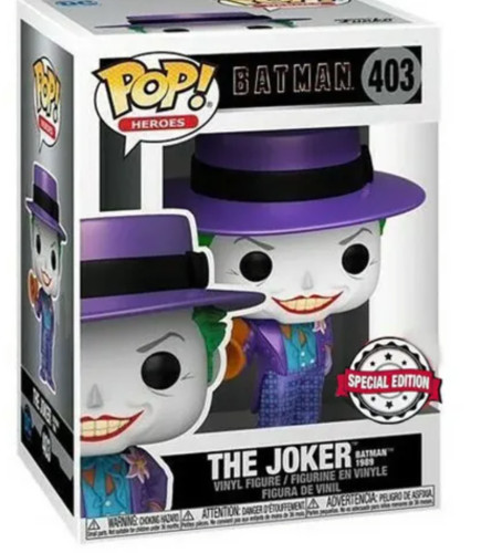 Funko POP! E Tee A Figura Do Coringa DC Comics Batman - camiseta incluso. - The Joker - #403
