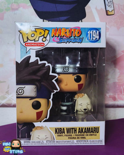 Funko POP! Kiba with Akamaru Naruto Shippuden #1194 - Produto Original