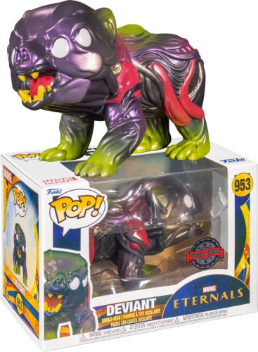 Funko POP! Marvel: Boneco de vinil Eternals Deviant exclusivo GameStop-Marvel Eternals-953