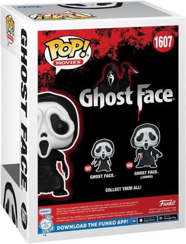 Funko POP! Movies: Ghostface - Ghostface - Glow in The Dark-GhostFace-1607