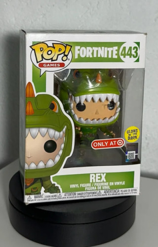 Funko POP! Rex Fortnite GITD Games #443 - Produto Original