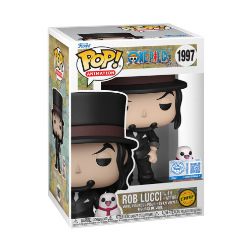 Funko POP! Rob Lucci com Hattori (Chase) - One Piece - #1997